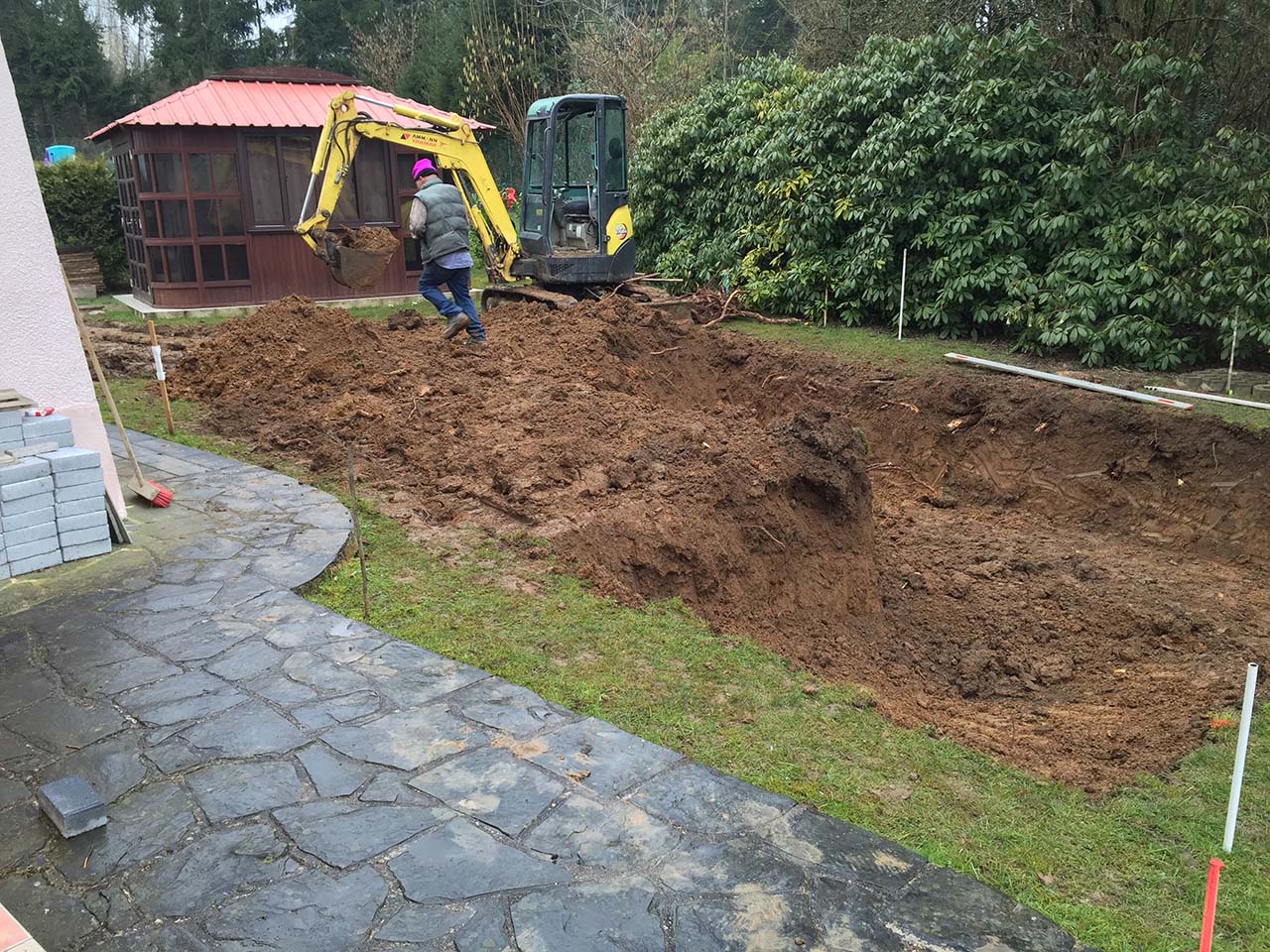 Réalisation BM Constructions — aménagement extérieur Luxembourg 2